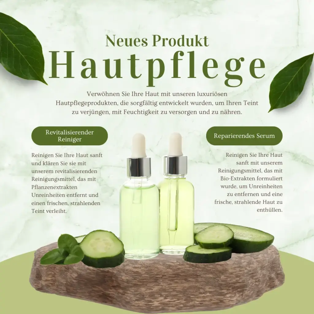 Beispiel für ein Produktverzeichnis