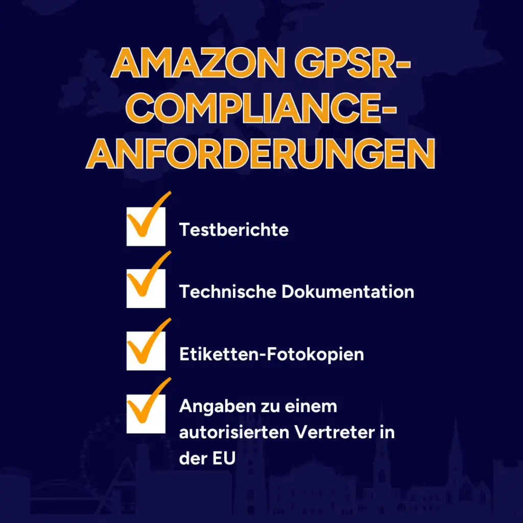Amazon GPSR-Compliance-Anforderungen