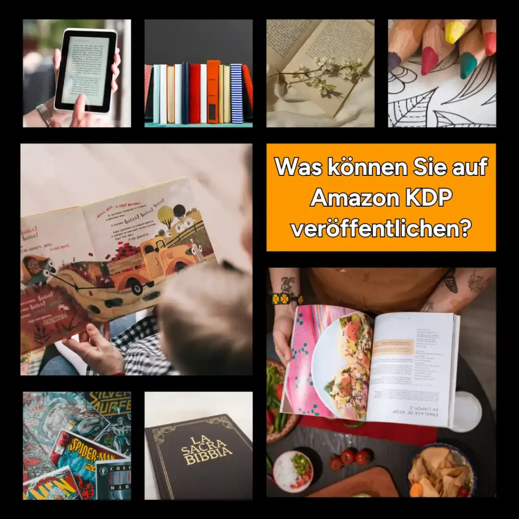 Was können Sie auf Amazon KDP veröffentlichen